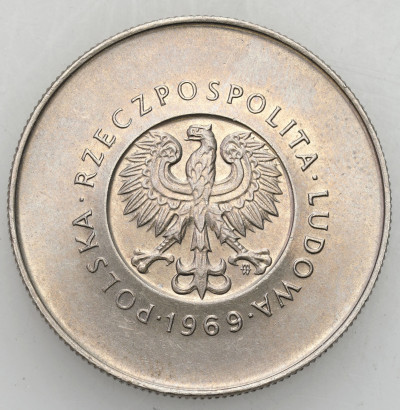 PRL. 10 złotych 1969 - 25 lat PRL