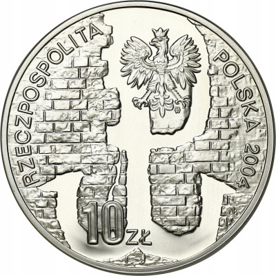 10 złotych 2004 Powstanie Warszawskie SREBRO