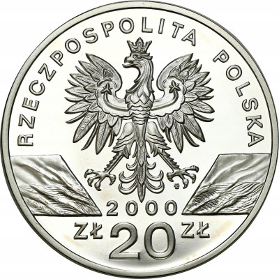 III RP. 20 złotych 2000 Dudek - SREBRO