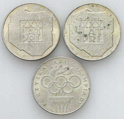 PRL 200 złotych 1974 i 1976 zestaw 3 sztuk – różne