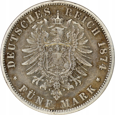 Niemcy, Prusy. 5 marek 1874 A, Berlin