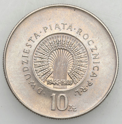 PRL. 10 złotych 1969 - 25 lat PRL