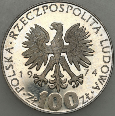 PRL 100 złotych 1974 Skłodowska Curie