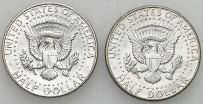 USA 1/2 dolara 1967-68 zestaw 2 sztuk