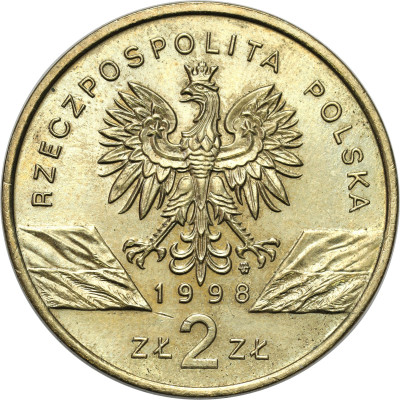 III RP. 2 złote 1998 Ropucha Paskówka