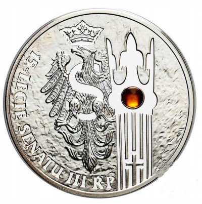 Polska III RP 20 zł 2004, 15-lecie Senatu. SREBRO
