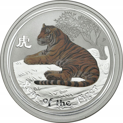 Australia 1 dolar 2010, Rok Tygrysa - SREBRO