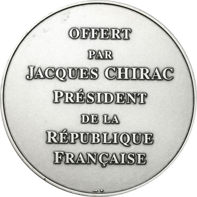 Francja, medal SREBRO 925