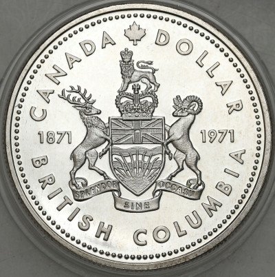 Kanada. 1 dolar 1971 Kolumbia brytyjska