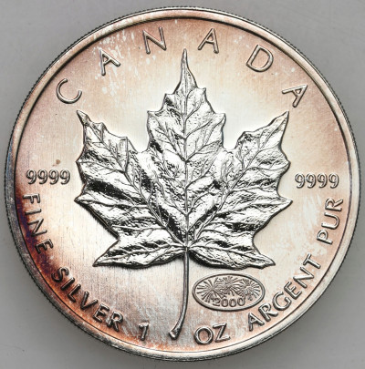 Kanada. 5 dolarów 2000 – UNCJA SREBRA