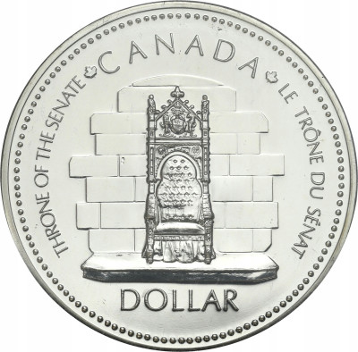 Kanada 1 dolar 1977 koronacja Elżbiety II – SREBRO