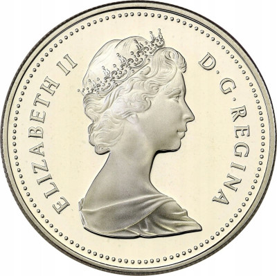 Kanada. 1 dolar 1984 Toronto 150 lat – SREBRO