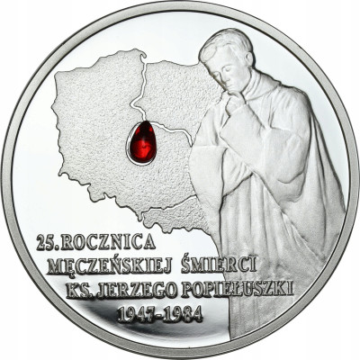 III. 10 złotych, 2009 Jerzy Popiełuszko, SREBRO
