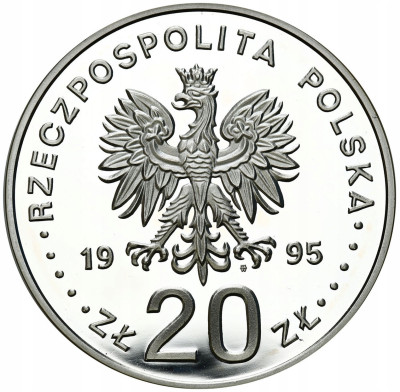 III RP. 20 złotych 1995 ONZ - SREBRO