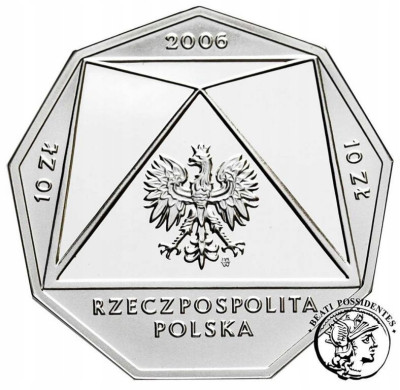 III RP. 10 złotych 2006 SGH - SREBRO