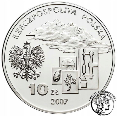 III RP. 10 złotych 2007 Ignacy Domeyko - SREBRO