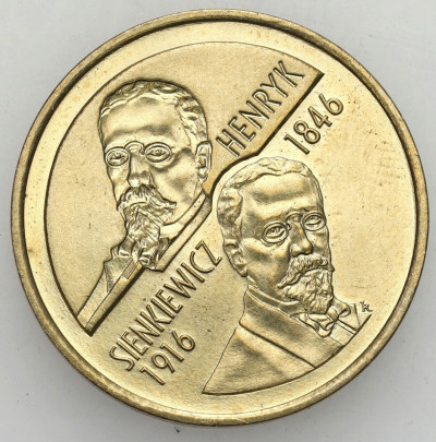2 złote 1996 Henryk Sienkiewicz GN – PIĘKNA
