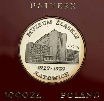 PRÓBA srebro 1000 zł 1987 Muzeum Śląskie Katowice