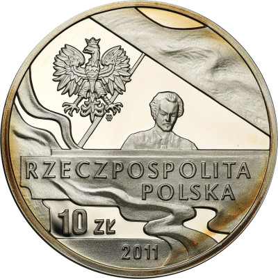 III RP 10 złotych 2011 Ignacy Paderewski- SREBRO