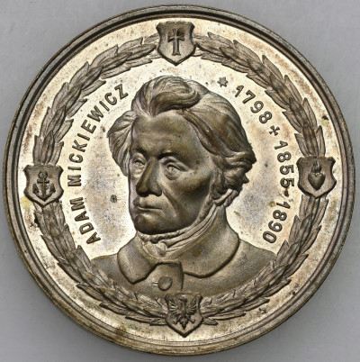 Medal, Adam Mickiewicz 1890