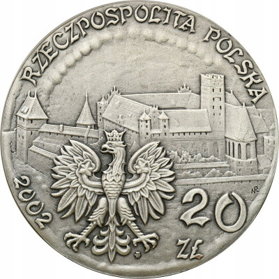 III RP 20 złotych 2002 Zamek w Malborku- SREBRO
