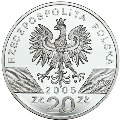 IIII RP 20 złotych 2005 Puchacz- SREBRO