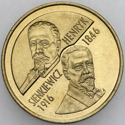 2 złote 1996 Henryk Sienkiewicz GN – PIĘKNA