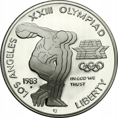 USA 1 dolar 1983 Igrzyska Los Angeles - SREBRO