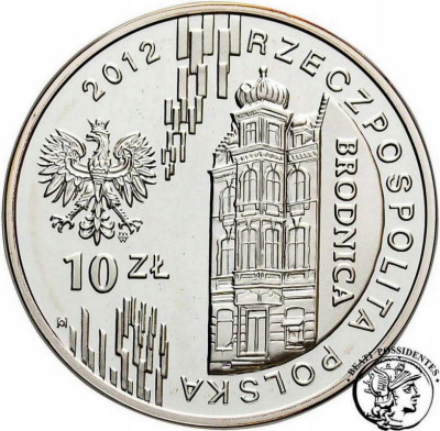 III RP 10 zł 2012 Bankowość Spółdzielcza, SREBRO