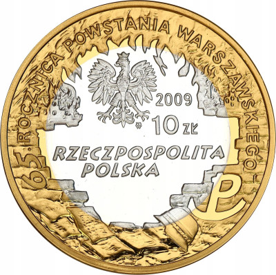 III RP. 10 złotych 2009 K. Baczyński, SREBRO