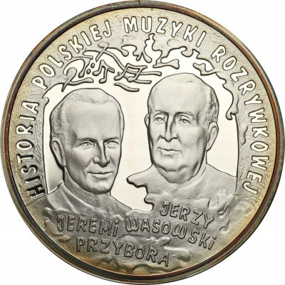 10 złotych 2011–J. Wasowski i J. Przybora - SREBRO