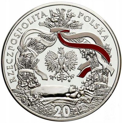 III RP 20 złotych 2004 Dożynki- SREBRO