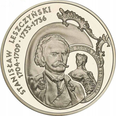 III RP. 10 zł 2003 Leszczyński popiersie- SREBRO
