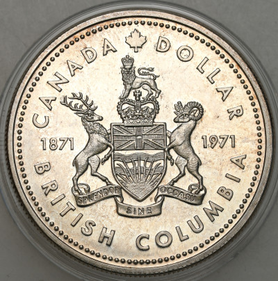 Kanada. 1 dolar 1971, Kolumbia brytyjska – SREBRO