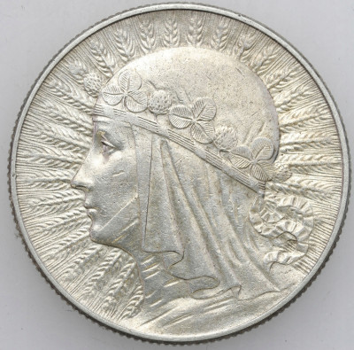 II RP. 5 złotych 1934 głowa kobiety