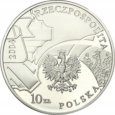 III RP. 10 złotych 2004 Policja - SREBRO
