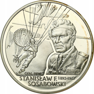 III RP 10 złotych 2004 gen. S. Sosabowski - SREBRO