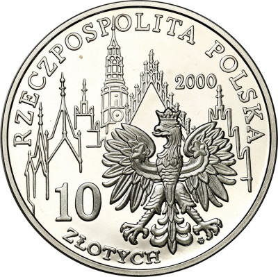 10 złotych 2000 Wrocław 1000-lecie - SREBRO