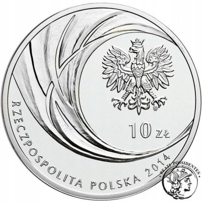III RP 10 zł 2014 Kanonizacja Jana Pawła II SREBRO