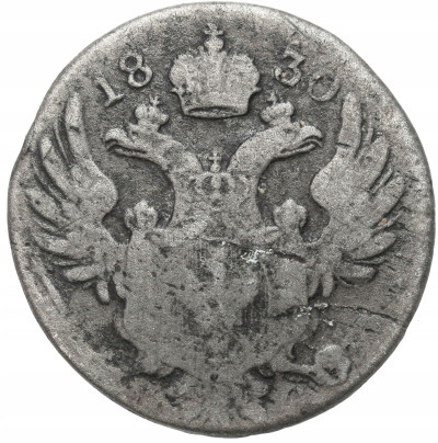 Polska XIX w./Rosja. Mikołaj I. 10 gr. 1830 KG,