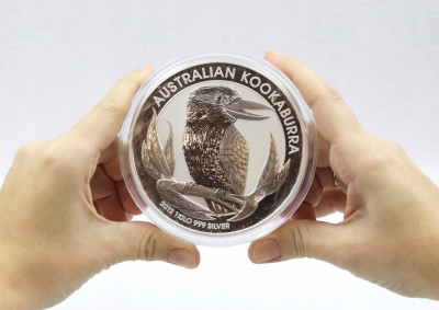 Australia 30 dolarów 2012 Kookaburra SREBRO 1 kg