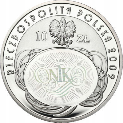 10 złotych 2009 NIK - SREBRO
