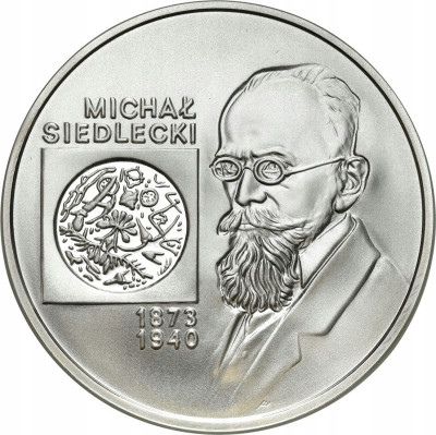 III RP. 10 złotych 2001 Michał Siedlecki- SREBRO