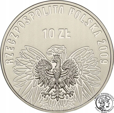 III RP 10 złotych 2009 Solidarność - Jan Paweł II