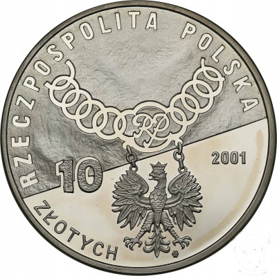 10 złotych 2001 Trybunał Konstytucyjny - SREBRO