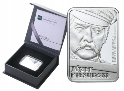 10 złotych 2015 Józef Piłsudski SREBRO