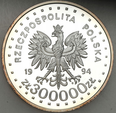 300 000 zł 1994 Powstanie Warszawskie SREBRO