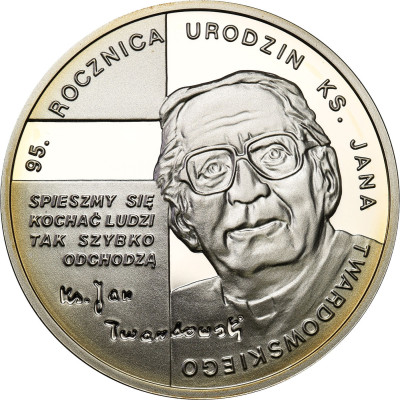 III RP 10 zł 2010 Polski Ks. Twardowski, SREBRO