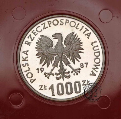 PRÓBA srebro 1000 złotych 1987 Vratislavia