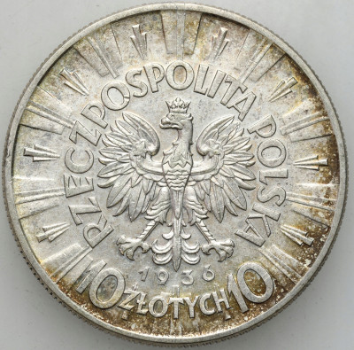 II RP. 10 złotych 1936 Piłsudski